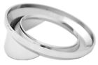 Round Light Bezel W visor For 2  Grommet Chrome Plastic 2 Hole Up 10481b Each