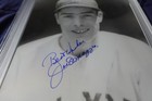 Joe Dimaggio New York Yankees Baseball Autographed Jim Rowe 8x10 B w Photo Psa