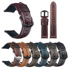 18-26mm Quick Release Leather Watch Band Strap Replacement Smart Wrist Bracelet