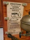 Vintage Coleman Iron Gas Model 4a Blue Enamel  former Museum Display  