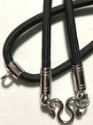 Rope Stainless Steel Hook Necklace Amulet Phra Lp Rare Thai Buddha Pendant 6 4mm