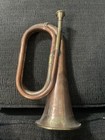 Vintage Military scout cavalry Copper   Brass Bugle Horn Instrument Revely Call