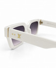 Louis Vuitton Monogram Square White Sunglasses