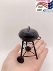 1 12 Miniature Black Iron Bbq Grill Garden Outdoor Dollhouse Toy Gift Round Top