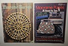 3 Macrame Pattern Books Vintage Hippy Knot Tying Craft Pot Hangers Purses