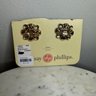 Lindsay Phillips Interchangeable Shoe Snap Charms Flower Gold Chari