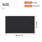 Black Abs Plastic Sheet 10 X 6 X 0 02 Inch For Diy Crafts Pack Of 1 Pcs