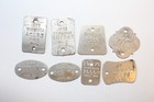 Vintage Lot 8 1970 s Virginia Dog Tax Tag License Aluminum Tags   34