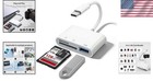 Compact Usb-c Sd Card Reader With Usb A Port - Ideal For Mobile Professionals