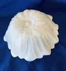 Vtg  Set 5 Indiana Milk Glass Lily Pons Sunflower Daisy Small Serving Bowl 6 5   