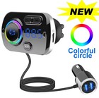 Bluetooth Fm Transmitter   Modulator  Wireless Car Radio Adapter  Dual Usb Fast