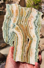 Premium Green Onyx Faced Rough Rock Specimen Utah 8 x6 x2 2  8 Pounds See Video
