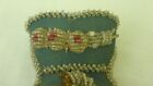 Antique Iroquois Native American Beaded Whimsy Boot Shaped Pin Cushion Circa1900