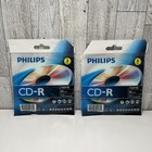 Lot Of 8 New 3 Pack Philips Cd-r 700mb 80min 52x Speed Discs