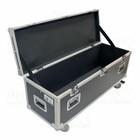 2 Prox Utility Multipurpose Trunk Ata Road Case With Wheels   Rubber Lined