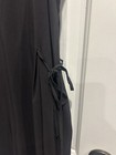 Athleta Black Solid V-neck Sleeveless Wide Leg Jumpsuit Side Tie Size 2