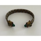 Vintage Taxco Mexico Sterling Silver  Malachite  