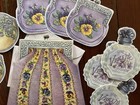 9 Carol Wilson Die Cut Note Cards  Compact perfume Bottle coin Purse Shapes