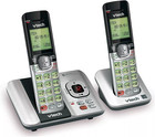 Vtech Dect 6 0 Cordless Phone Answering System Caller Id Call Waiting 2 Handsets