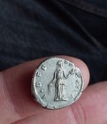Roman Silver Coin - Emperor Hadrian Denarius 117-138