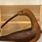 Hand Carved Antique Style Turned Head Looking Curlew Shorebird Decoy