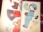 Polly And Peter   Four Little Friends  Boxed  Whitman Vintage Paper Dolls  1933