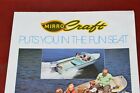 Vintage Mirro Craft Boat Sales Brochure Catalog Specifications Advertising Oem