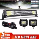 20inch Led Light Bar Combo Driving 2x Fog Pods For Jeep Offroad Car Atv 4wd 22 