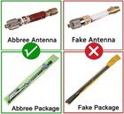 Abbree Sma-female Ham Radio Antenna Vhf uhf 18 8-inch 144 430mhz High Black 