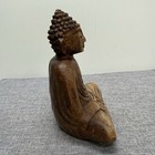 6    Hand Carved Wooden Buddha Statue     Sitting Meditation Pose