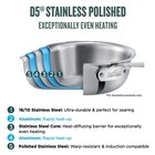 All-clad D5 Stainless Polished 6 Qt Ultimate Soup Pot With Lid  scratch 