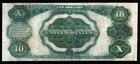 Tombstone Note   1891  10 Large Size Very Fine  Silver Certificate 