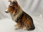 Lefton 12x10 Large Collie Dog Ceramic Figurine-flawless