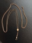 Antique Victorian Jfs Sons Slide Yellow Gold 10k Pearl 50    Slide Watch Fob Chain