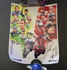 Valentino Rossi   Marc Marquez Duel Autographed 7x Champions Motogp Photo  Rare 