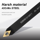 5 8 16mm Indexable Lathe Tool Set 21pcs Carbide Inserts For Metal Cutting