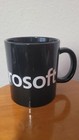 Official Microsoft Logo Black Ceramic Coffee Mug Cup Tech Corporate Promo Swag