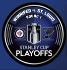 2025 Nhl Stanley Cup Playoffs Puck Round 1 St  Louis Blues Vs  Winnipeg Jets