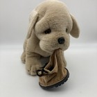 Vintage Avanti Baby Animals Applause Plush Bulldog Pup With Shoe Boot 1986 Puppy