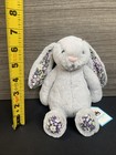 Jellycat Blossom Silver Bunny Bloom - Small or Tiny  - Authentic - Nwt