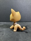 Littlest Pet Shop  72 Orange Shorthair Cat Green Eyes White Stripe Authentic Lps