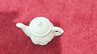 Vintage Miniature Porcelain White Tea Set 8 Pieces Dollhouse Collectible