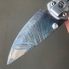 Top Xizang Iab Iron Meteorite Cut Slabs Etched Edc 71 6 G Perfect Pocket Knife