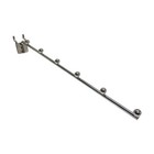  Chrome Pegboard 5-hook   6-ball Waterfall Bracket Fixture Display Hook