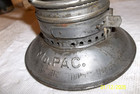 Mo pac Missouri Pacific Railroad Handlan Tall buck lantern W cast Mp Clear Globe