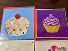 Papyrus Greeting Cards Lot Of 4 Cupcake Highly Embellished