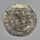 1542-1556 Cob 1 Real Carlos   Joanna Mexico Early Silver Colonial  m455