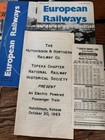 Vintage Railroad Ephemera Lot Timetables European Railways Interurban Guides