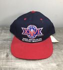 Vintage New Era Nos Super Bowl Xxvi Nfl Minneapolis Blue Snapback Hat Cap 90s