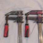Bessey Bar Clamps Lot Of 4 Red Handles
